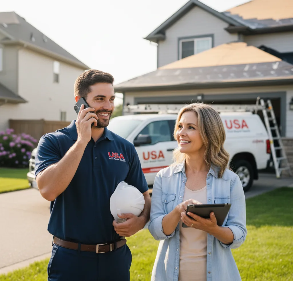 USA Roof Repair Experts customer support in Dixie